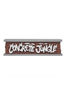Concrete Jungle Head Sculpt Stand Bulldog Art Sculpture